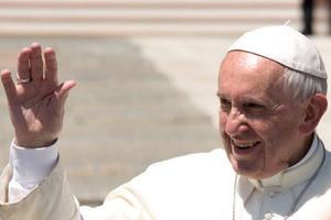 Pope Francis at his June 7 general audience.