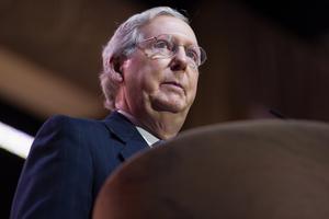Majority Leader Mitch McConnell, R-KY speaks at the Conservative Political Action Conference (CPAC), 2016.