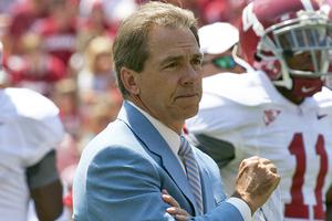 University of Alabama Coach Nick Saban in 2010