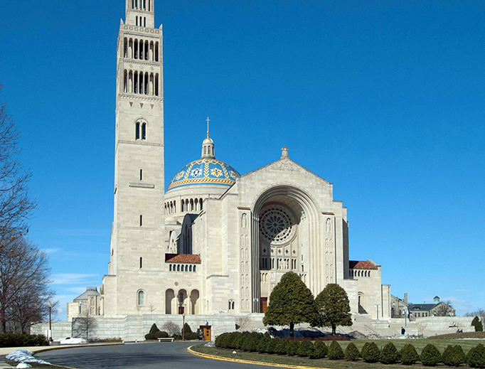 The Basilica of the National Shrine of the Immaculate Conception in Washington, DC
