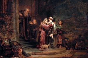 Rembrandt, “The Visitation,” 1640