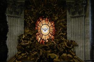Gian Lorenzo Bernini's 'Dove of the Holy Spirit' (ca. 1660, alabaster, St. Peter's Basilica)