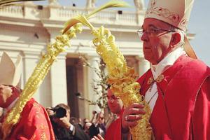 Pope Francis on Palm Sunday, March 20