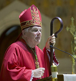 Archbishop Thomas Wenski preaches the homily at the annual Red Mass for the Miami Catholic Lawyers Guild