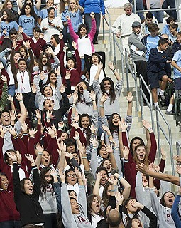 More than 5,000 teens attended the 'Christian Service 4 Life' event. 