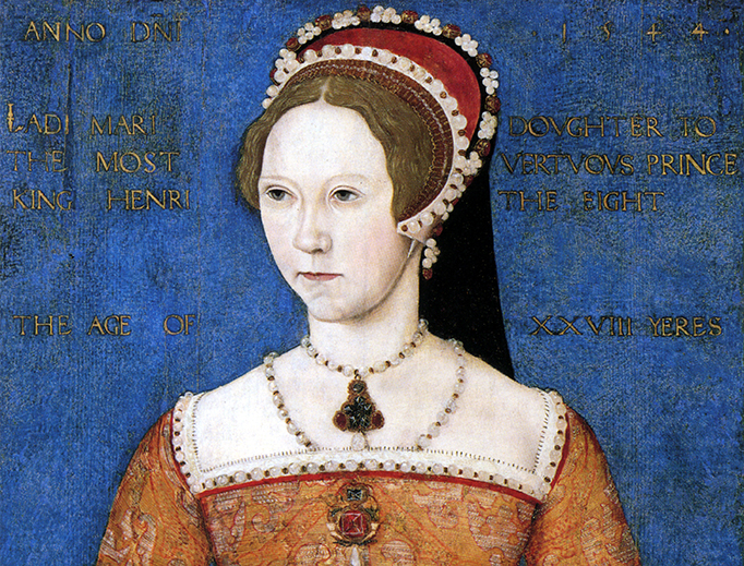 Master John, “Portrait of Mary I” (1544)