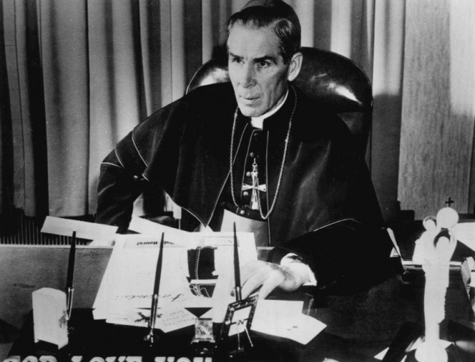 Archbishop Fulton Sheen in 1956. 