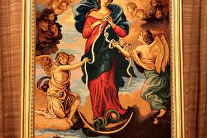 Image of Our Lady, Undoer of Knots, in Erbil, Iraq