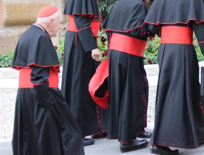 Then-Cardinal Theodore McCarrick arrives at the Vatican March 5, 2013.