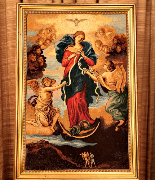 Image of Our Lady, Undoer of Knots, in Erbil, Iraq