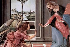 Sandro Botticelli, ‘The Annunciation’, 1490