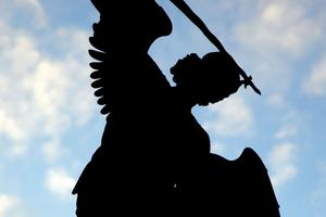 St. Michael defeating the devil.