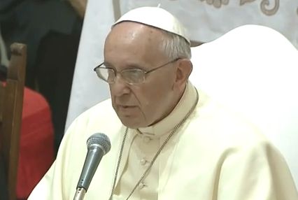 Pope Francis in Assisi on Oct. 4 2013, the Feast of St. Francis of Assisi.