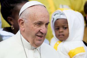 Pope Francis during his Nov. 15 general audience in St. Peter's Square. 