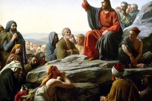 Not just a meme: The Sermon on the Mount (Carl Heinrich Bloch, ca. 1855)