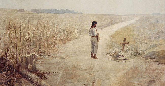 Antônio Parreiras (1860-1937), “A Preces”