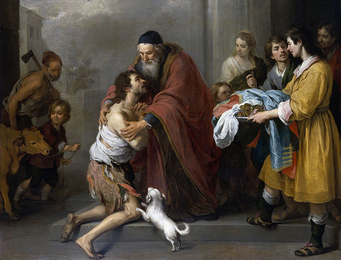 Bartolomé Esteban Murillo, “The Return of the Prodigal Son”, between 1667 and 1670