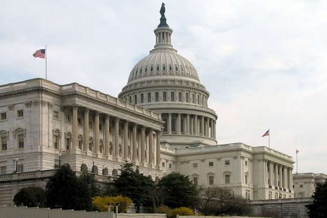 Senate side of the Capitol