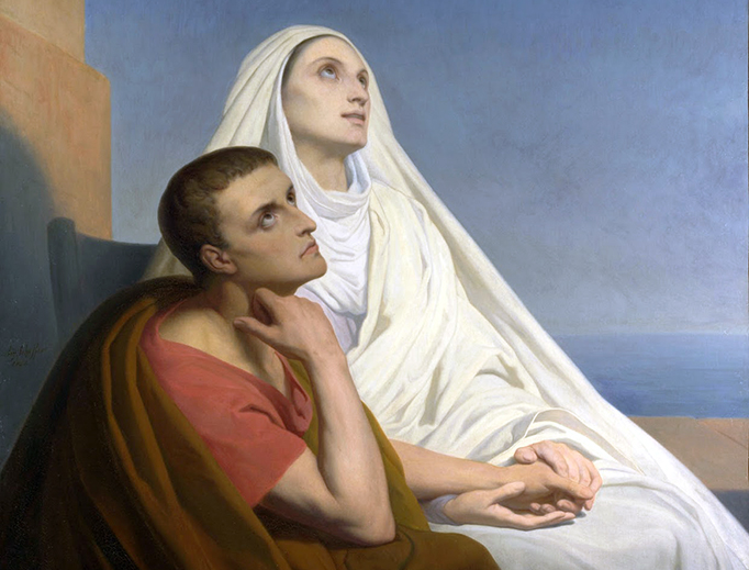 Ary Scheffer, “St. Augustine of Hippo and His Mother St. Monica of Hippo” (1846)