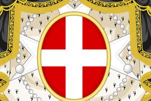 Detail from the coat of arms of the Sovereign Military Order of Malta