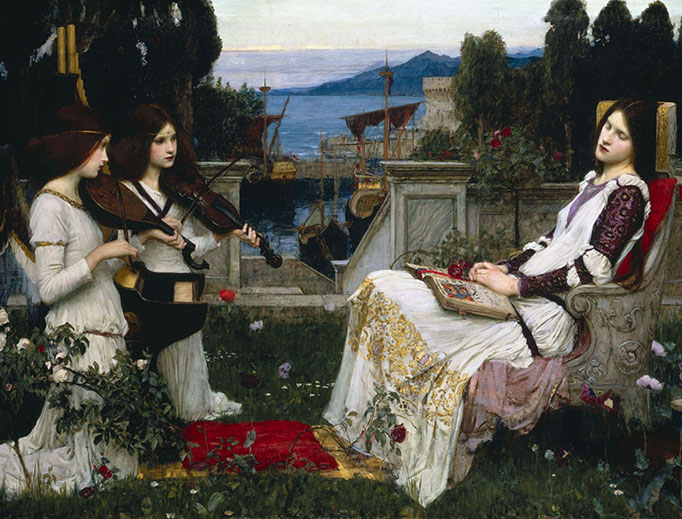 John William Waterhouse, “Saint Cecilia”, 1895