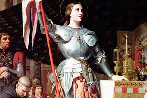 Jean Auguste Dominique Ingres, “Joan of Arc at the Coronation of Charles VII,” 1854