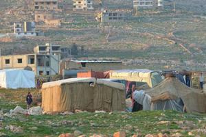 Syrian refugees in Qaa, a village in Lebanon’s Bekaa province. 