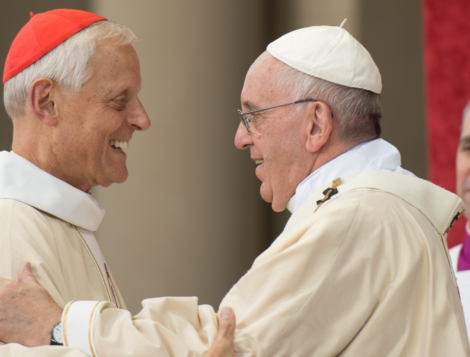 Cardinal Donald Wuerl and Pope Francis (Vatican Media/National Catholic Register)