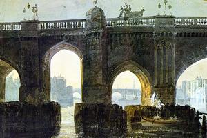 J. M. W. Turner (1775-1851), “Old London Bridge”