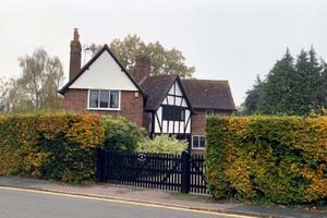G.K. Chesteron’s home Overroads is seen in Beaconsfield, England.
