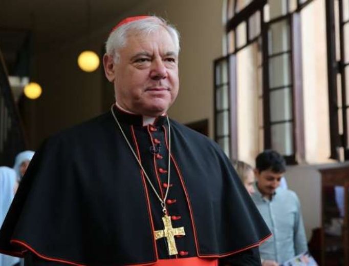 Cardinal Gerhard Müller, attending a conference at the Pontifical Angelicum University in Rome on June 13, 2015. 