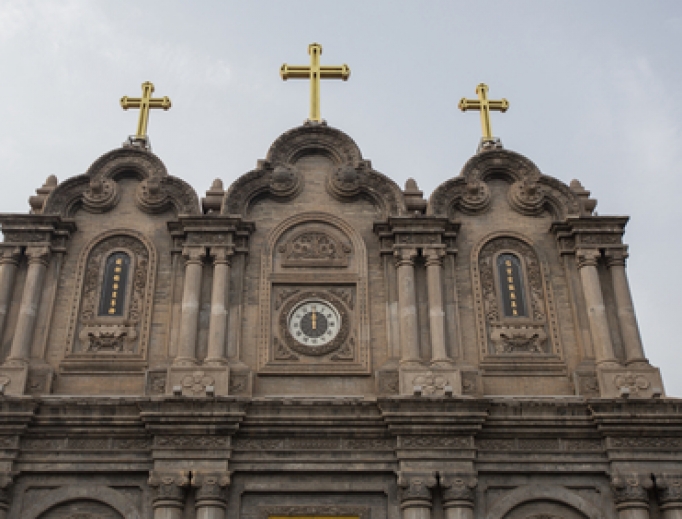 Catholic church in China. 