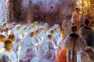 IMAGE: Ferdynand Ruszczyc (1870-1936), “First Communion”