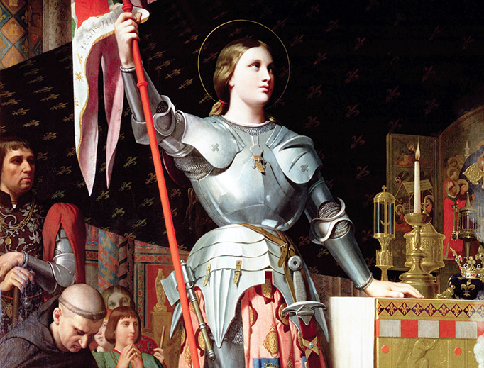 Jean Auguste Dominique Ingres (1780–1867), “Joan of Arc at the Coronation of Charles VII”