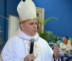 Archbishop Samuel Aquila gives a talk at WYD Rio