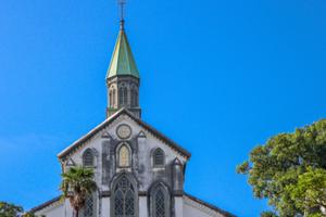 Oura Catholic Church in Nagasaki, Japan. 