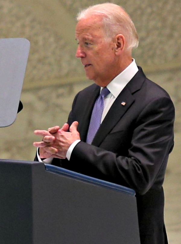 Vice President Joe Biden speaks at the International Conference on Regenerative Medicine at Vatican City on April 29.
