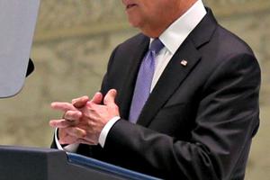 Vice President Joe Biden speaks at the International Conference on Regenerative Medicine at Vatican City on April 29.
