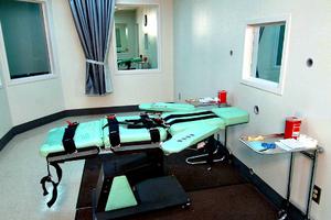 Execution room in the San Quentin State Prison in California