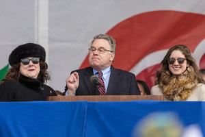 Rep. Chris Smith addresses the 2017 March for Life.