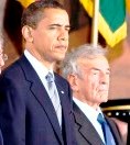 Obama and Elie Wiesel remember the Holocaust at the Capitol April 23.