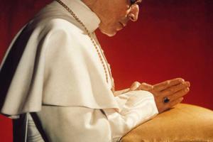 Pope Pius XII at prayer.
