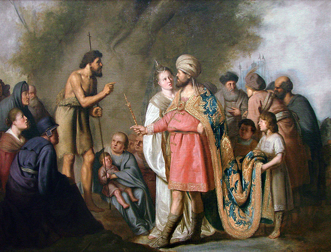 Pieter de Grebber, “John the Baptist Preaching Before Herod”, 17th century