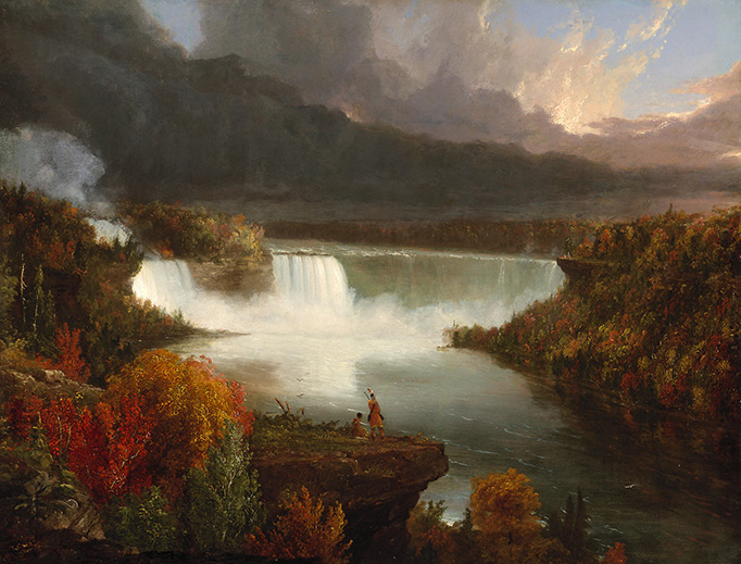Thomas Cole, “Distant View of Niagara Falls,” 1830