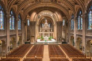 Interior of St. Mary's Basilica in Minneapolis.