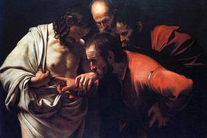 Caravaggio (1571–1610), “The Incredulity of Saint Thomas”