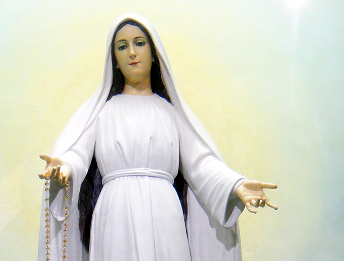 Image of Mary Mediatrix of all Graces of Lipa City, Philippines.
