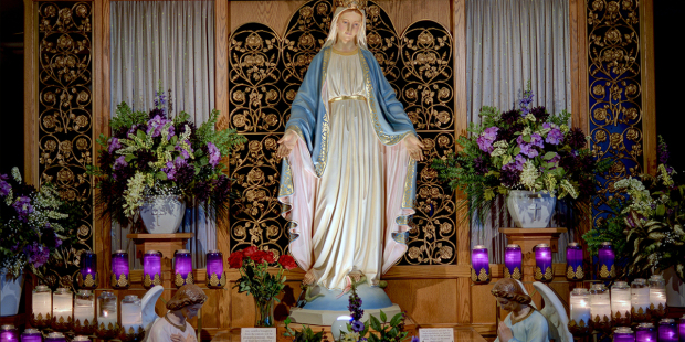 The Shrine of Our Lady of Good Help in Peshtigo, Wisconsin.