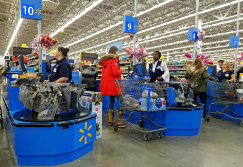 Workers who are employed at a fast-food restaurant part time and then add a job at a superstore, such as Walmart, may see a reduction in government benefits.
