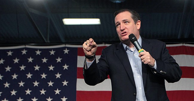 Ted Cruz speaking in Des Moines, Iowa on October 31, 2015.